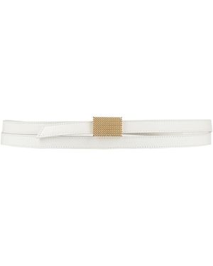 Lanvin Belt Leather - White
