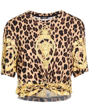 Versace T-Shirt Cotton - Natural