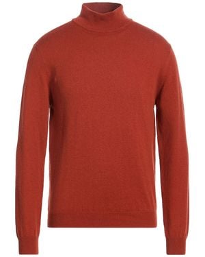 Bellwood Turtleneck Cotton, Wool, Cashmere - Red