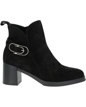 Frau Ankle Boots Leather - Black