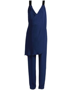 Giorgio Armani Jumpsuit Silk, Viscose, Polyester, Organic Silk - Blue