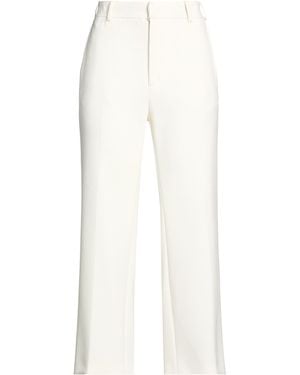 N°21 Pants Polyester, Viscose, Cotton, Elastane - White