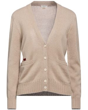 Agnona Taupe Cardigan Cashmere - Natural