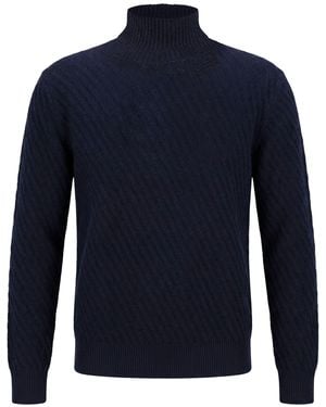 Paolo Pecora Col Roulé - Bleu