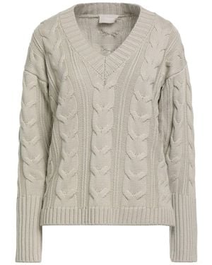 Drumohr Jumper Merino Wool - Grey