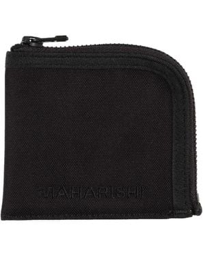 Maharishi Coin Purse Textile Fibres - Black