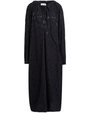 Hache Midi Dress Viscose, Polyester - Black
