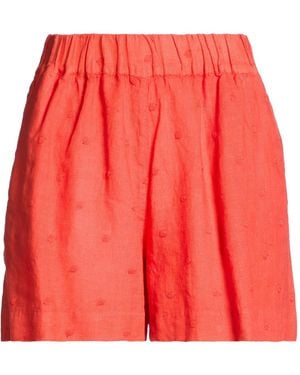 120% Lino Shorts & Bermuda Shorts - Red