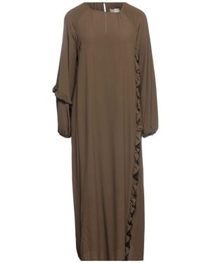 Momoní Midi Dress Acetate, Silk - Brown