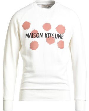 Maison Kitsuné Sweatshirt Cotton - White