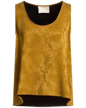 Momoní Khaki Top Cupro, Viscose - Yellow