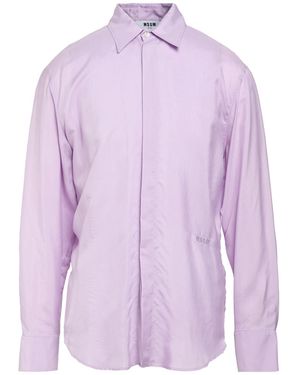 MSGM Shirts - Purple