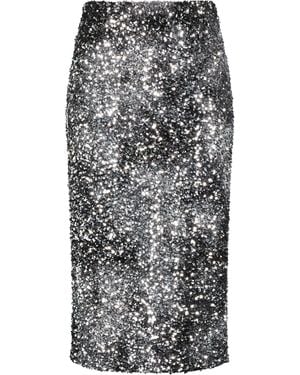 Marella Midi Skirt Polyester - Gray