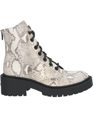 KENZO Ankle Boots Leather - Natural