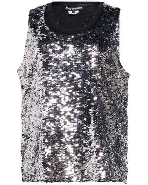 Junya Watanabe Top Polyester, Elastane - Metallic
