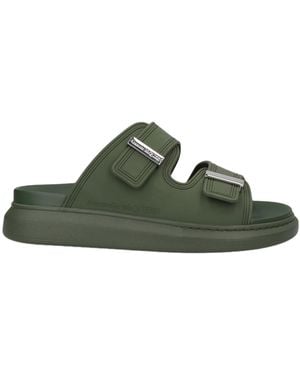 McQueen Military Sandals Rubber - Green