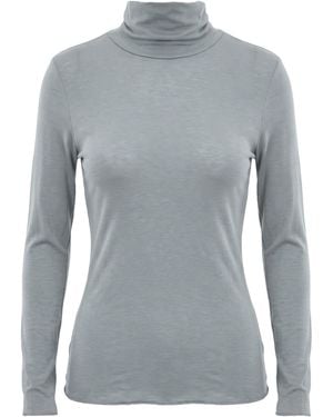 White Wise T-Shirts - Gray