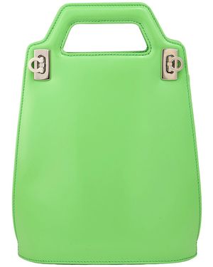 Ferragamo Handbag Leather - Green