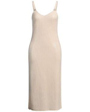 Siste's Midi Dress Nylon, Metal, Elastane - White