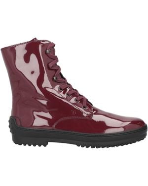 Tod's Botines de caña alta - Morado