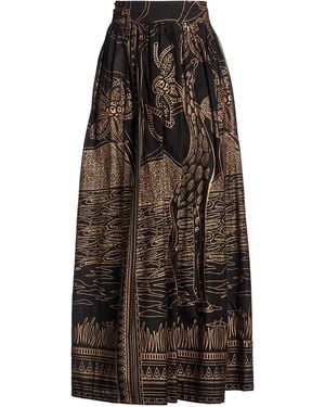 CONNOR & BLAKE Maxi Skirt - Brown