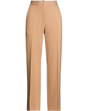 Le Tricot Perugia Camel Pants Viscose, Polyamide, Elastane - Natural