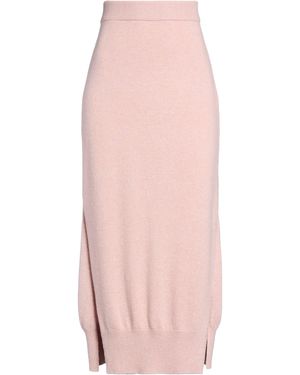 Barrie Midi Skirt Cashmere - Pink