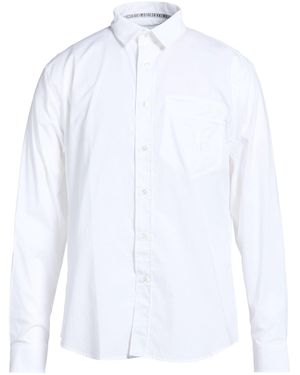 Bikkembergs Shirt Cotton, Elastic Fibres - White
