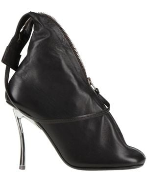 Acne Studios Ankle Boots Leather - Black