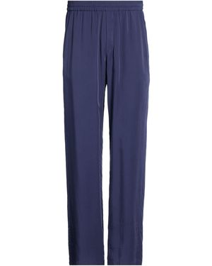 MSGM Pants Viscose - Blue