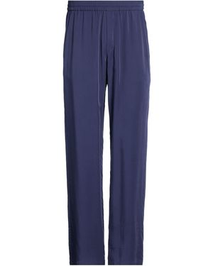 MSGM Trousers Viscose - Blue