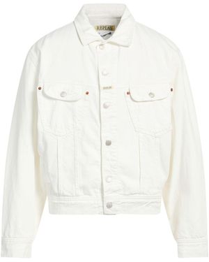 Replay Denim Outerwear Cotton - White