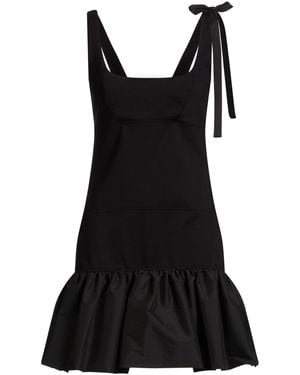 Sandro Mini Dress Polyester, Polyamide, Elastane - Black
