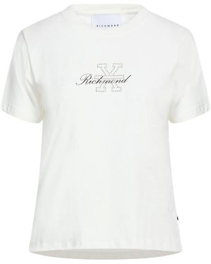 Richmond X T-Shirt Cotton, Elastane - White