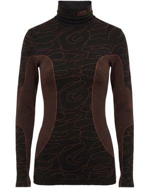 GCDS X WOLFORD T-Shirt - Black