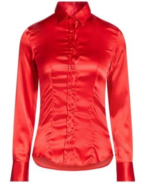Xacus Shirt Silk, Elastane - Red