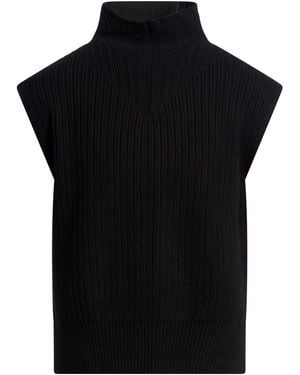 Rick Owens Turtleneck Virgin Wool - Black