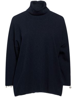 MEIMEIJ Turtleneck Virgin Wool, Cashmere - Blue