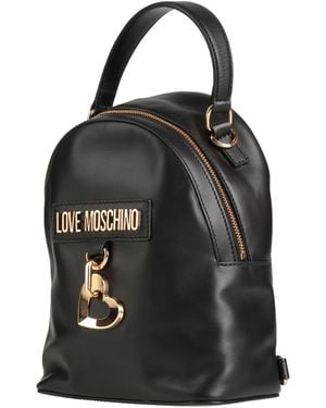 Love Moschino Backpack Leather - Black