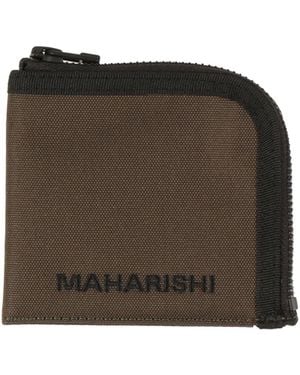 Maharishi Coin Purse Textile Fibres - Green