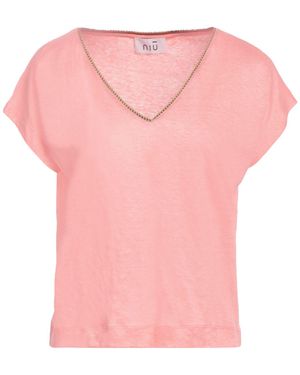Niu T-Shirt Linen - Pink
