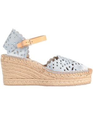 Pedro Garcia Sky Espadrilles Textile Fibres, Leather - Blue