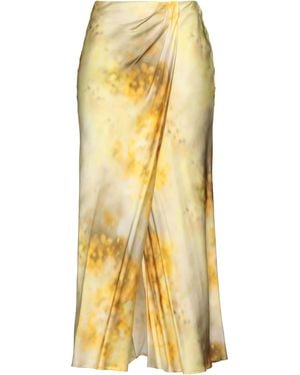 Pinko Maxi Skirt Viscose - Yellow