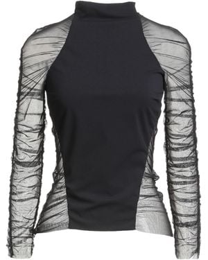 Patrizia Pepe Top Polyamide, Elastane - Black