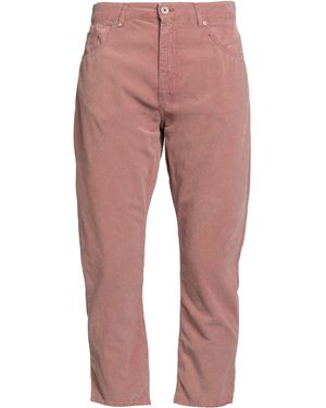 Berna Antique Rose Pants Cotton - Red