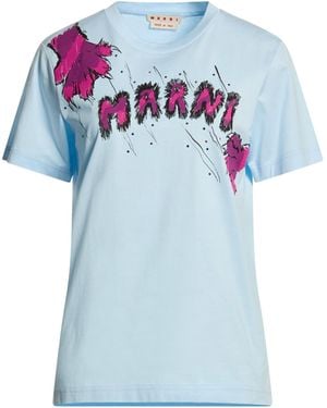 Marni Sky T-Shirt Cotton - Blue