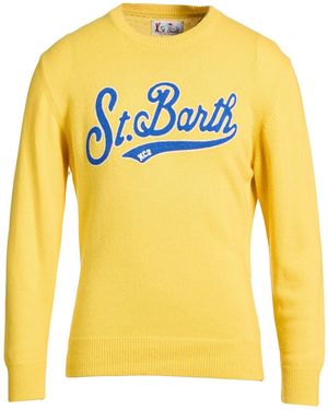 MC2 Saint Barth Sweater Wool, Viscose, Polyamide, Cashmere - Yellow