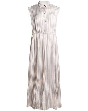 ALESSIA SANTI Maxi Dress Viscose - White