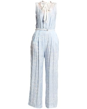 ERMANNO FIRENZE Light Jumpsuit Viscose - Blue