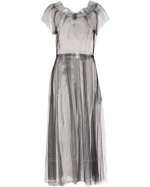 Maison Margiela Maxi Dress Polyamide - Grey